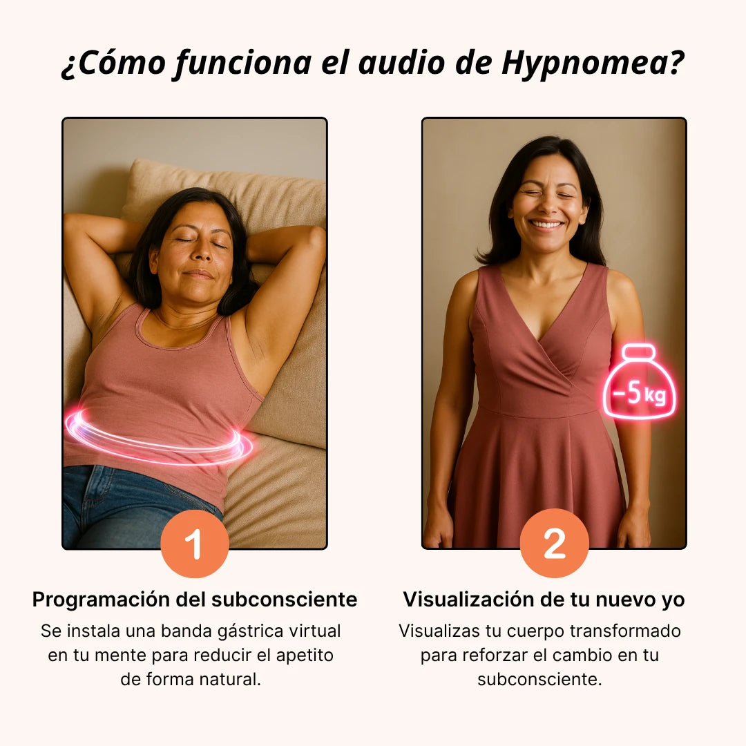 Banda gástrica virtual : Auto-hipnosis para pérdida de peso sostenible