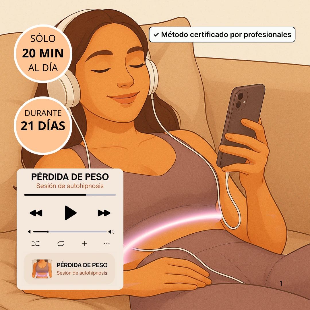 Banda gástrica virtual : Auto-hipnosis para pérdida de peso sostenible